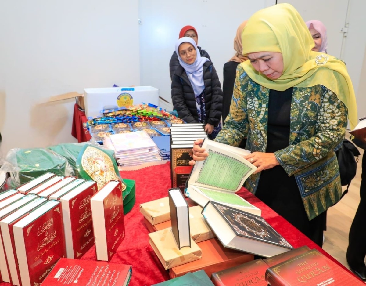 Gubernur Khofifah mengajak warga memperkaya wawasan di Hari Kunjung Perpustakaan yang diperingati setiap tanggal 14 September. (Foto: Pemprov Jatim for jatimnow.com)