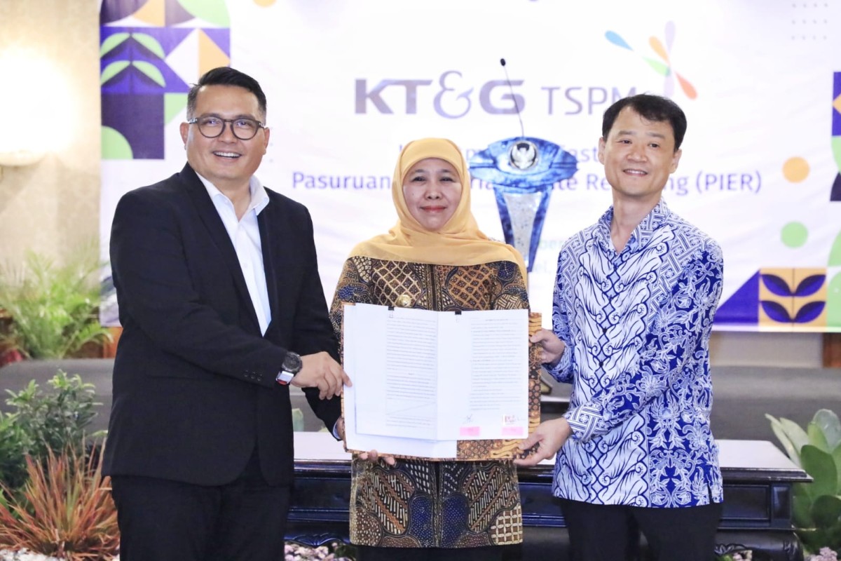 Gubernur Khofifah menjadi saksi Kerjasama Perusahaan Kores dengan PT SIER (foto: Humas Pemprov Jatim for jatimnow.com)