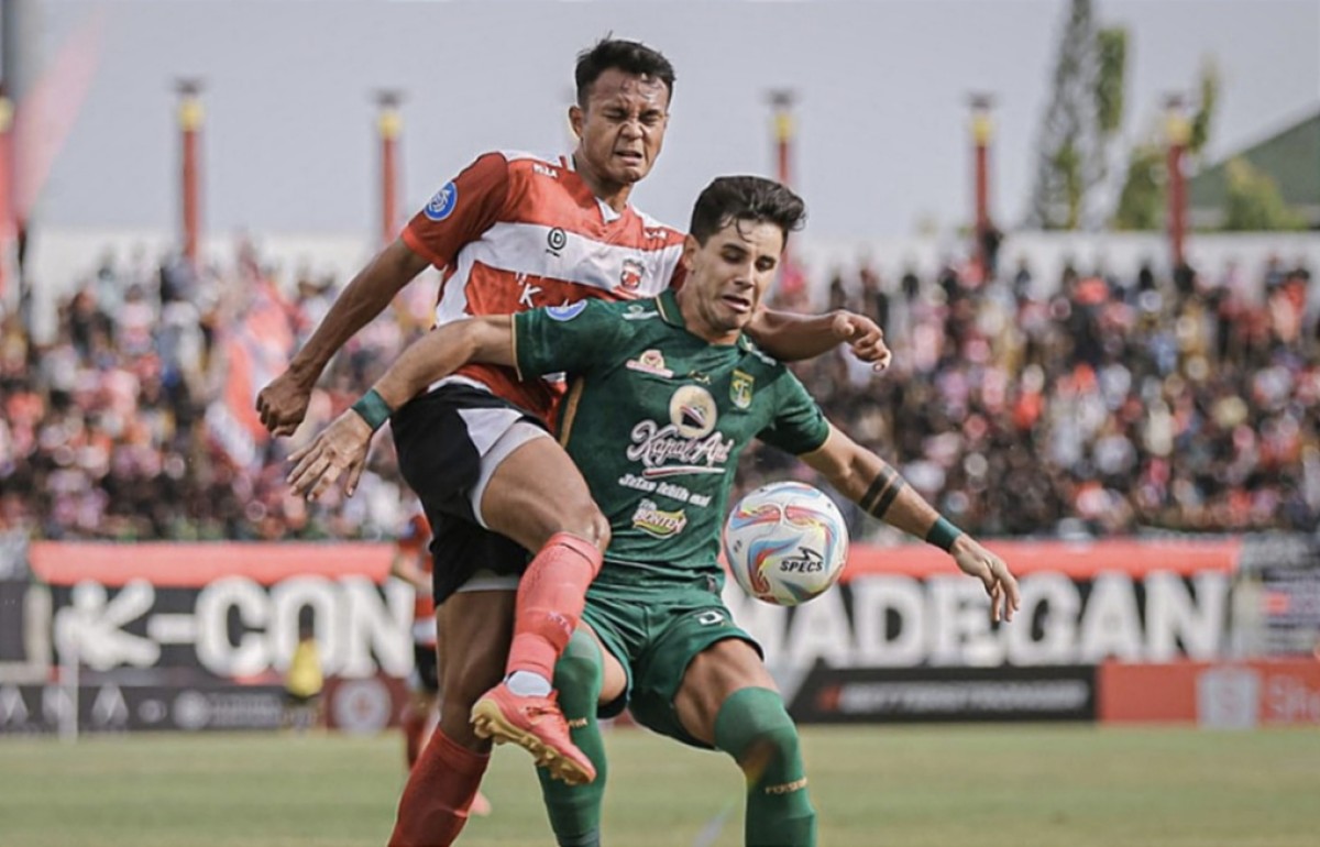 Duel Madura United vs Persebaya, Pekan 12 BRI Liga 1 (Foto: Persebaya Official for jatimnow.com)