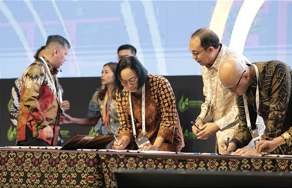 Penandatangan Perjanjian Jual Beli Gas (PJBG) antara PT Petrokimia Gresik dengan Pertamina EP Cepu (Foto: Humas PT Petrokimia Gresik for jatimnow.com)