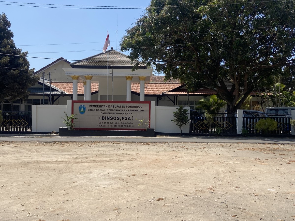 Kantor Dinsos P3A Ponorogo (Ahmad Fauzani/jatimnow.com)