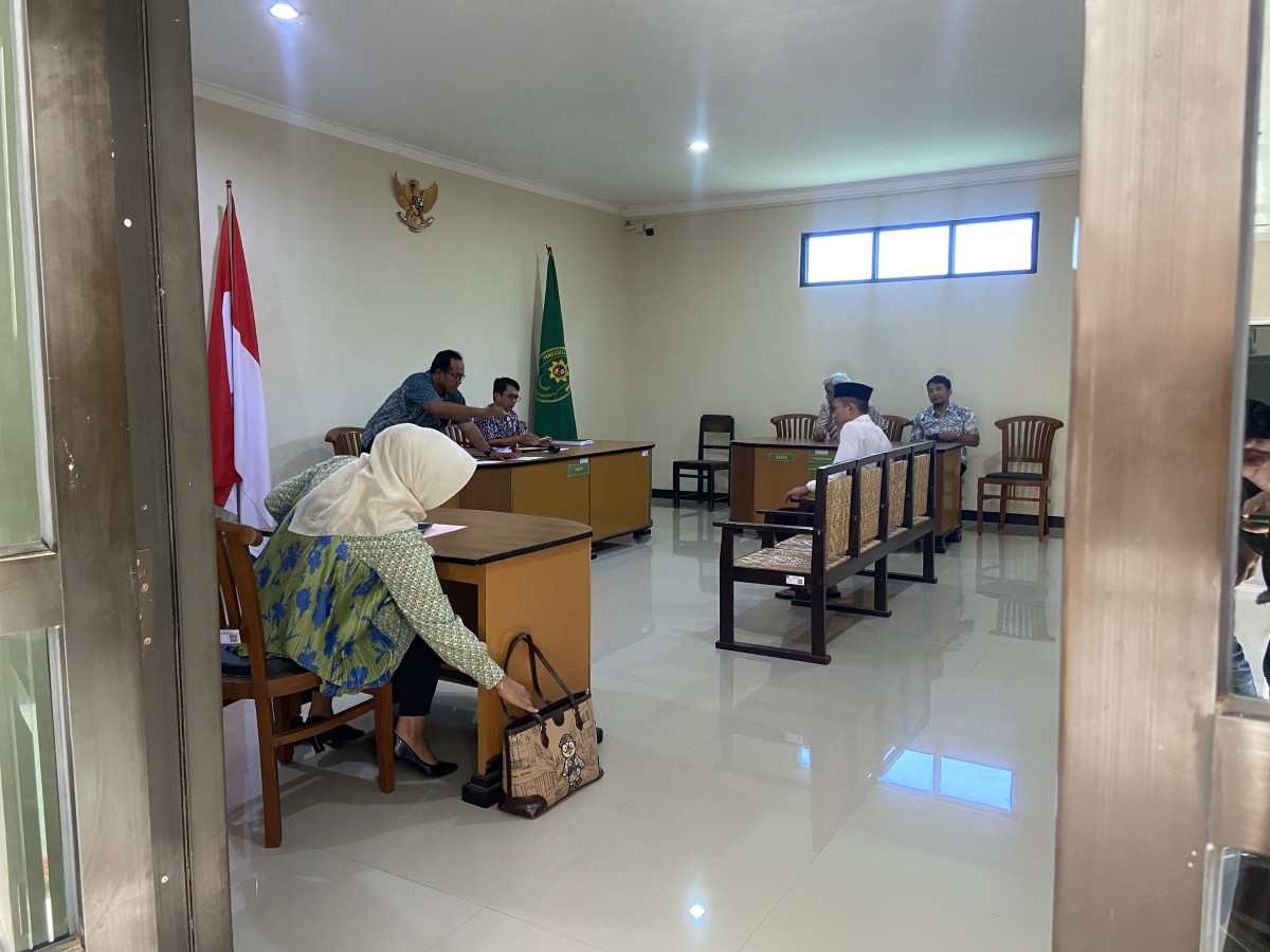 Sidang vonis di pengadilan Negeri Ponorogo. (Foto: Fathor Rahman/jatimnow.com)