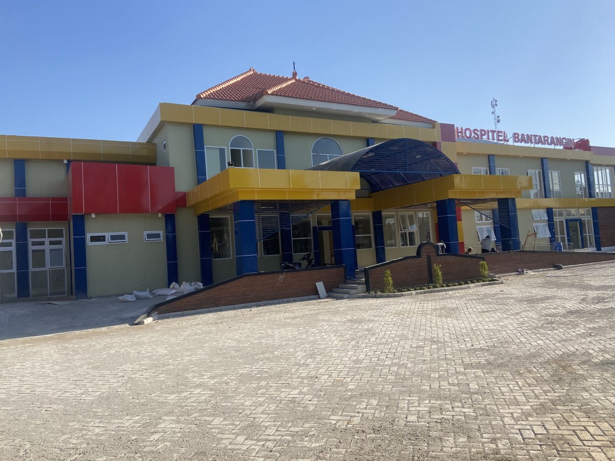 Viral tulisan RS baru di Ponorogo, Hospitel Bantarangin (Foto: Ahmad Fauzani/jatimnow.com)