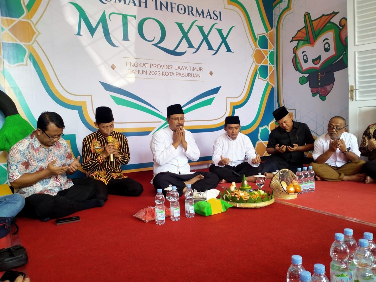Wali Kota Pasuruan dalam persiapan jelang MTQ XXX tingkat Provinsi Jawa Timur.
