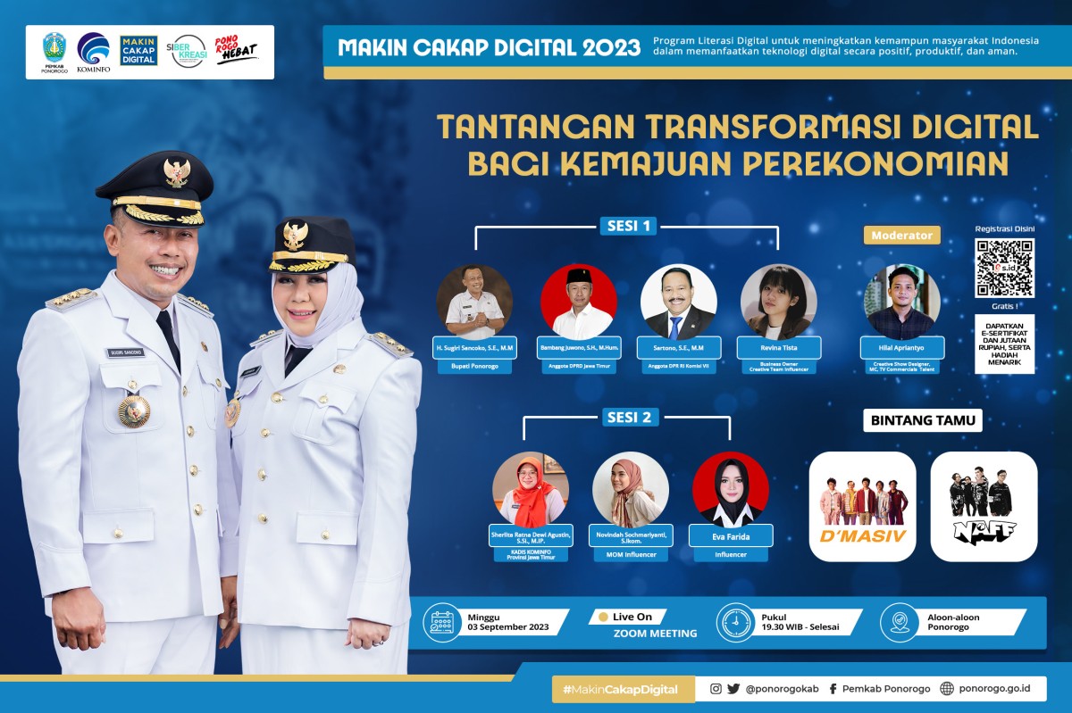 Festival Literasi Digital di Kabupaten Ponorogo. (Foto: Kominfo Kab. Ponorogo/jatimnow.com)