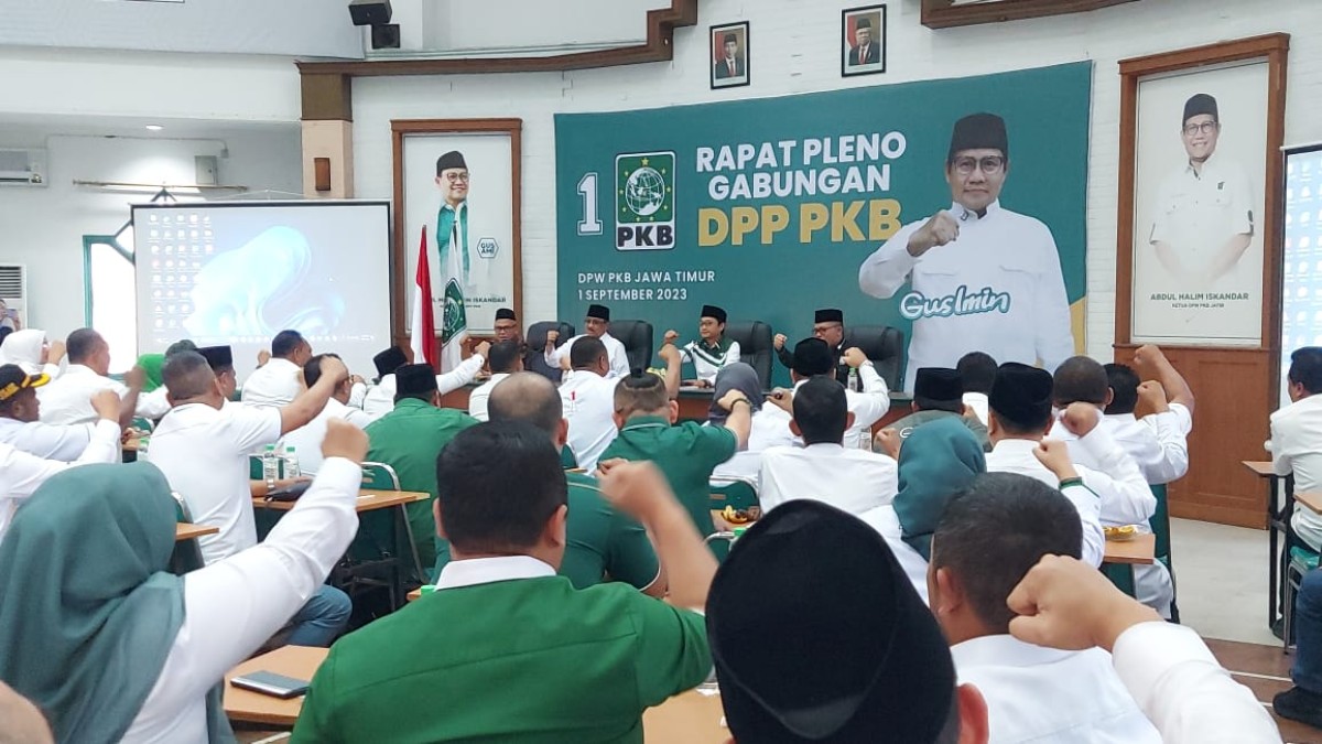 Rapat pleno DPP PKB di Surabaya. (Foto: Ni'am Kurniawan/jatimnow.com)