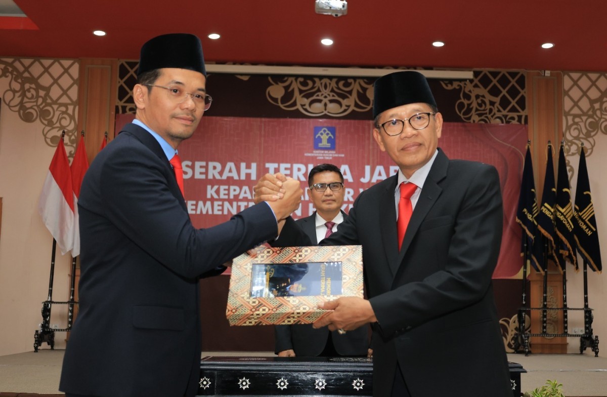 Kadiv Administrasi Resmi Jabat Plt Kakanwil Kemenkumham Jatim