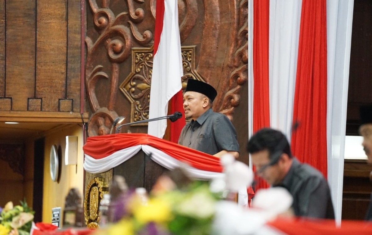 Juru bicara Fraksi Gerindra Rohani Siswanto. (Foto: Humas DPRD Jatim for jatimnow.com)