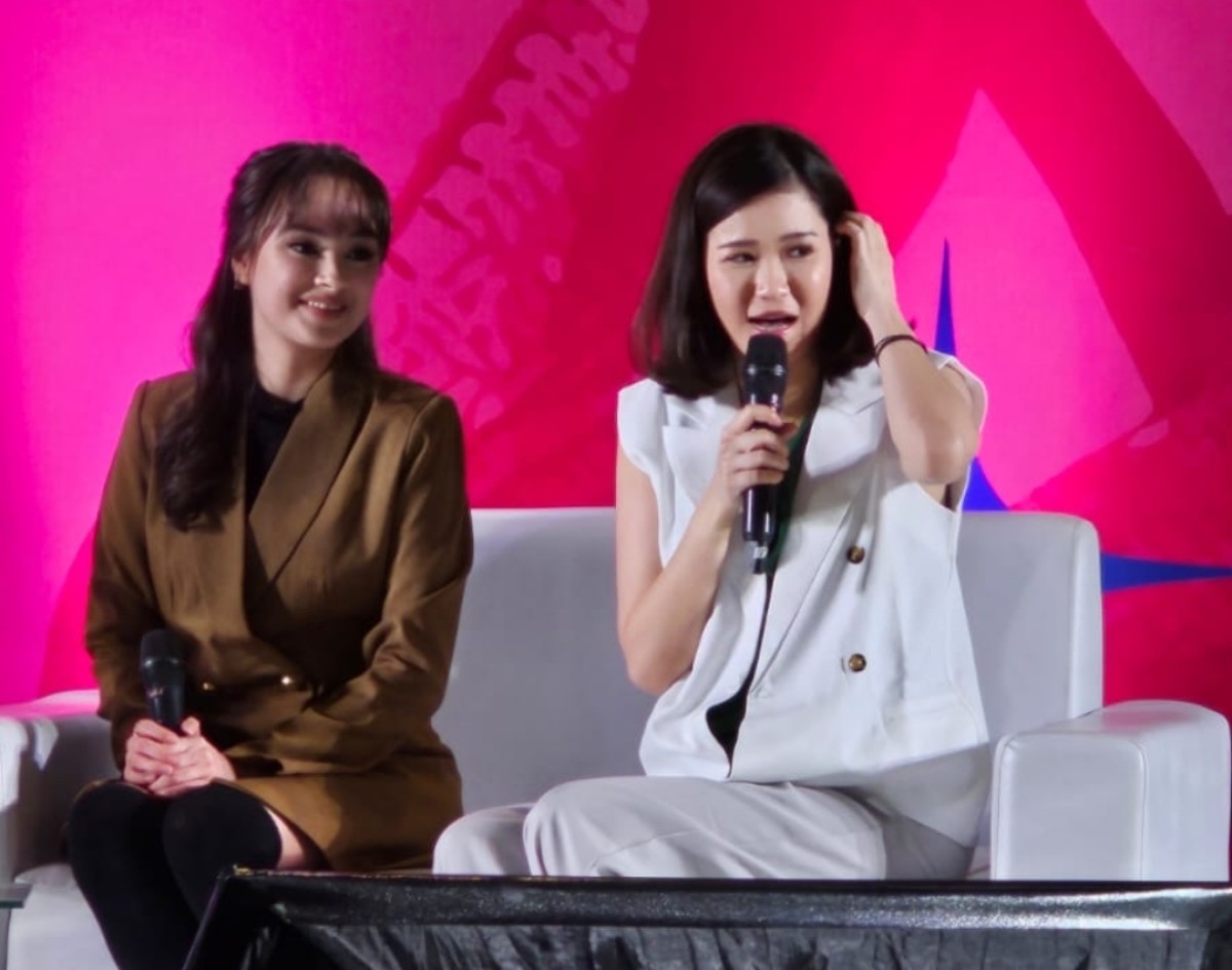 Talk Show Peau Jeune Beaute di acara The Girl Fest Surabaya di Tunjungan Plaza Surabaya (Foto: Ni'am Kurniawan/jatimnow.com)