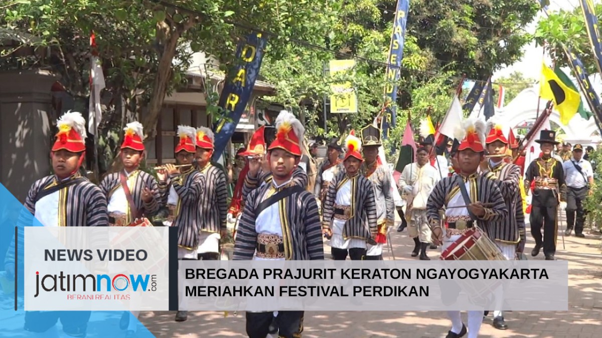 Video: Pawai Bregada prajurit Keraton Ngayogyakarta Meriahkan Festival Perdikan Tulungagung