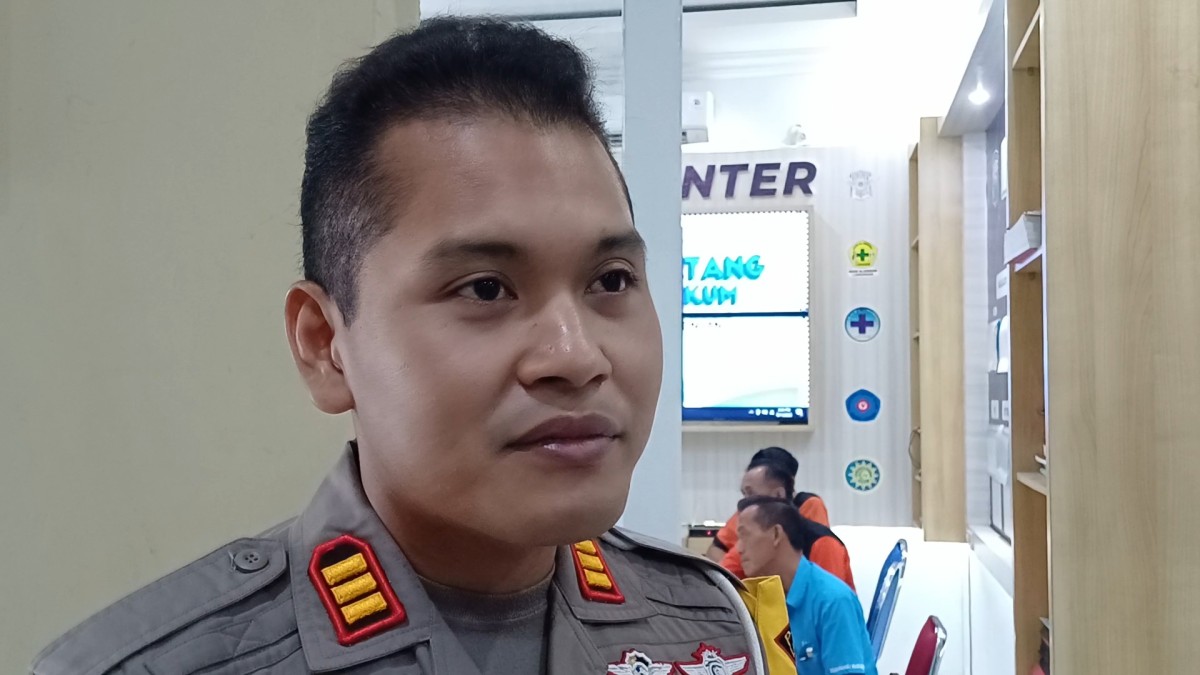 Kasat Lantas Polres Lamongan, AKP Widyagana Putra Dhirotsaha. (Foto: Adyad Ammy iffansah/jatimnow.com)