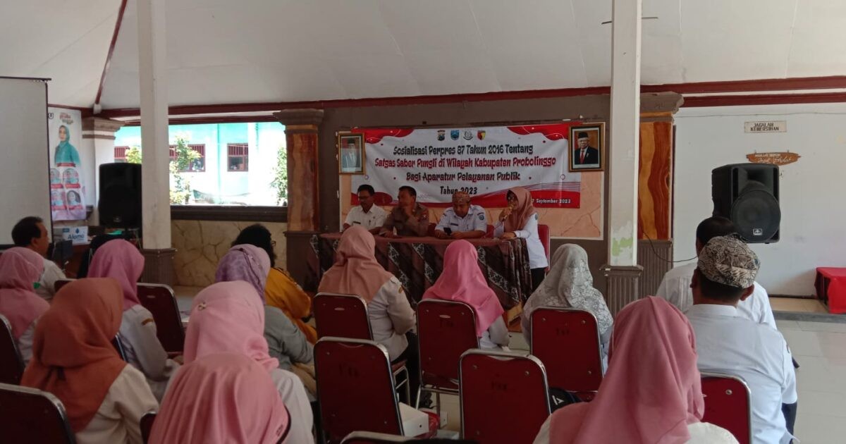 UPP Probolinggo Sosialisasikan Aturan Saber Pungli ke Aparat Desa