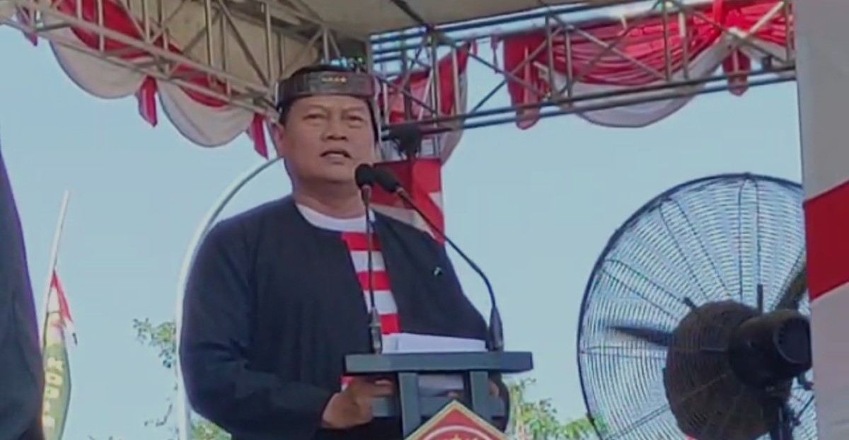 Panglima TNI Yudo Margono di Bangkalan. (Foto: Tangkapan layar)