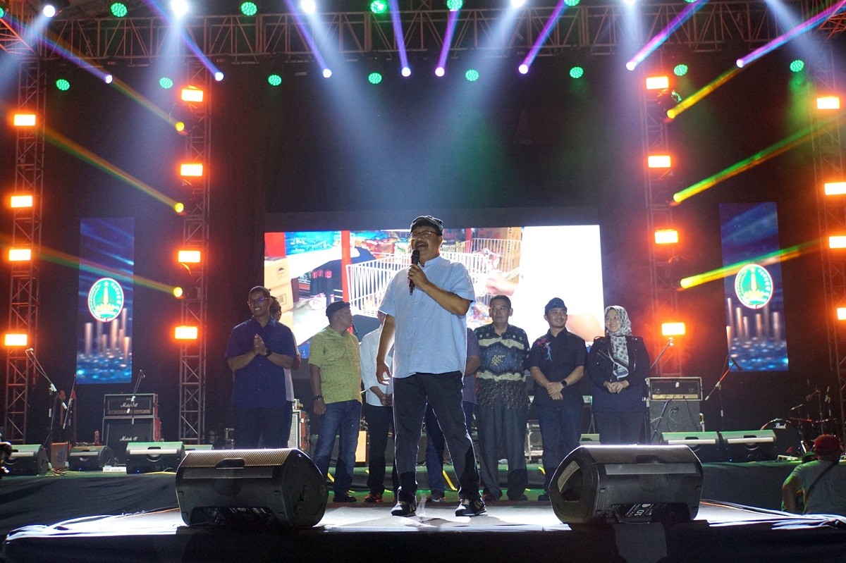 Gus Ipul saat memeberikan sambutan dalam kegiatan MTQ Ke-XXX Tingkat Provinsi Jawa Timur di Kota Pasuruan. (Foto: Humas Pemkot Pasuruan for jatimnow.com)