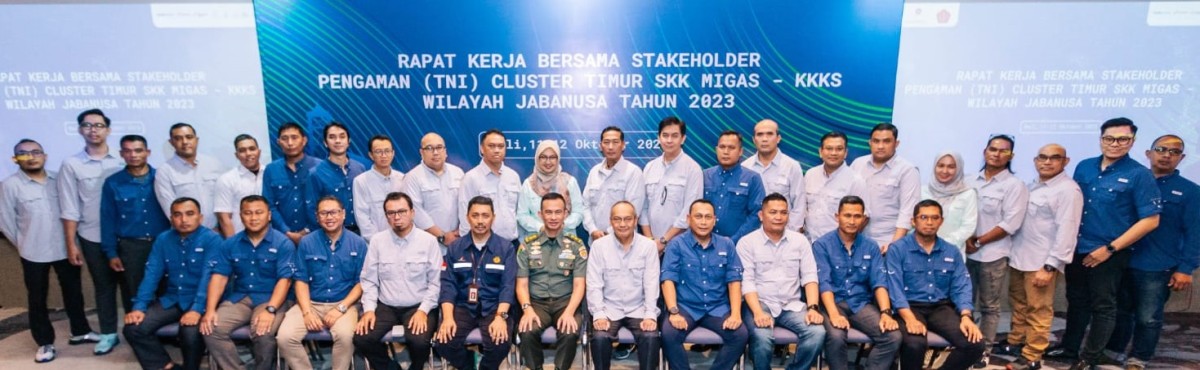 Foto Bersama Rapat Kerja Sekuriti yang dihadiri oleh TNI dan SKK Migas Jabanusa di Jogjakarta dan di Bali (foto: SKK Migas for jatimnow.com)