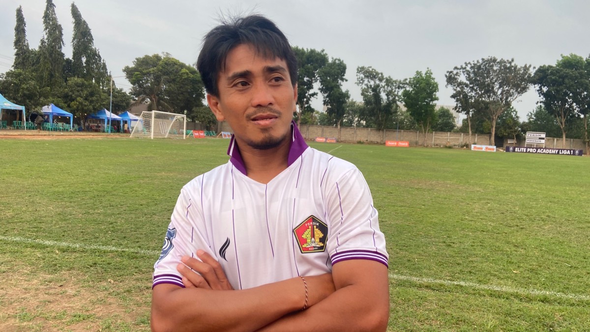 Pemain senior Persik Kediri M Taufiq. (Foto: Yanuar Dedy/jatimnow.com)