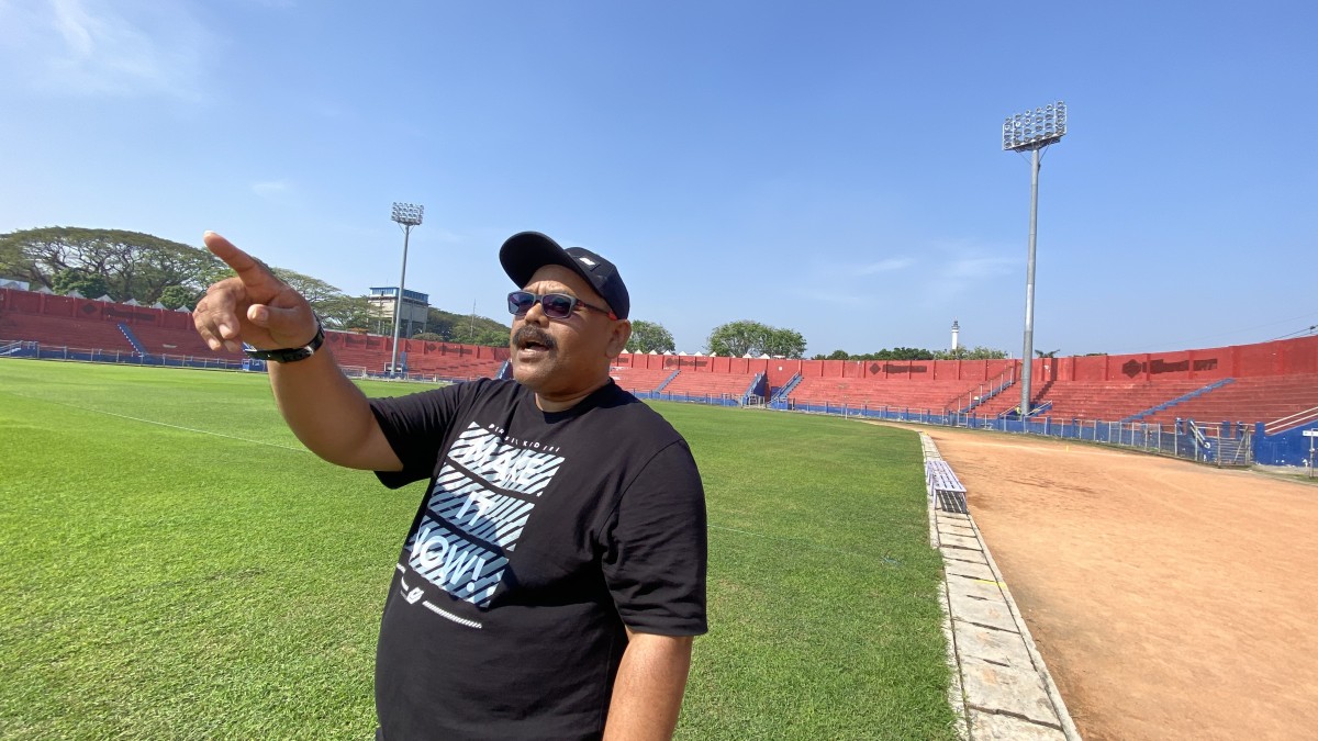 Tri Widodo Ketua Panpel Persik Kediri. (Foto: Yanuar Dedy/jatimnow.com)