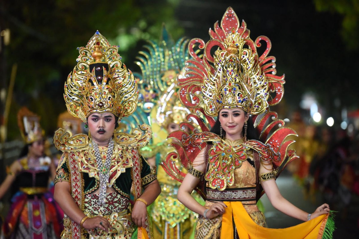 Kediri Nite Carnival 2023. (Foto-foto: Pemkot Kediri/jatimnow.com)