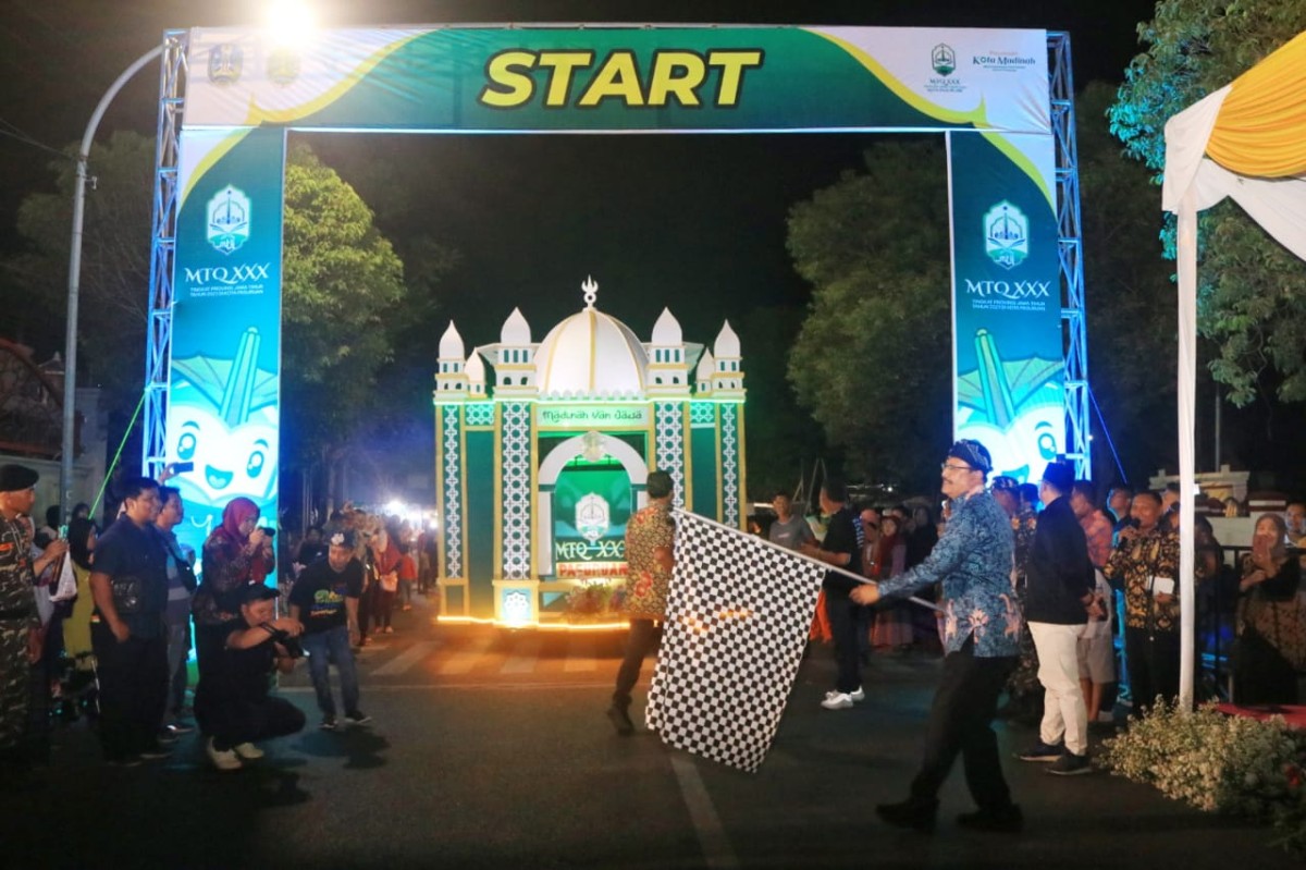 Pawai Ta'aruf MTQ ke-30 Jawa Timur, Puluhan Mobil Hias Susuri Jalanan Kota Pasuruan