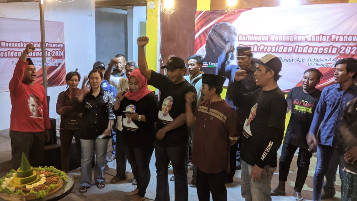 Relawan Semut Merah Probolinggo Dukung Ganjar Jadi Presiden 2024