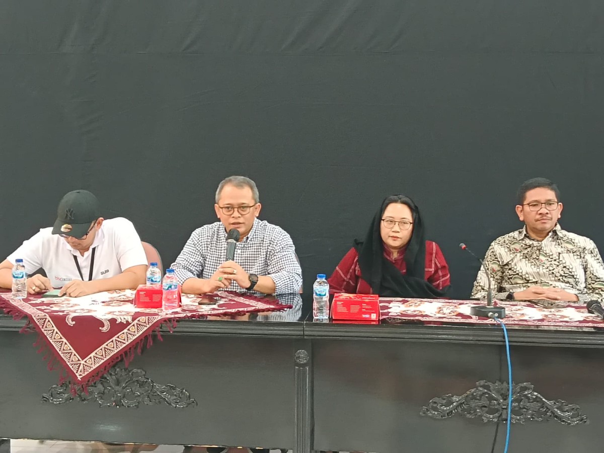 Konferensi press di kantor Dispora Jatim (Foto: LTN PBNU)