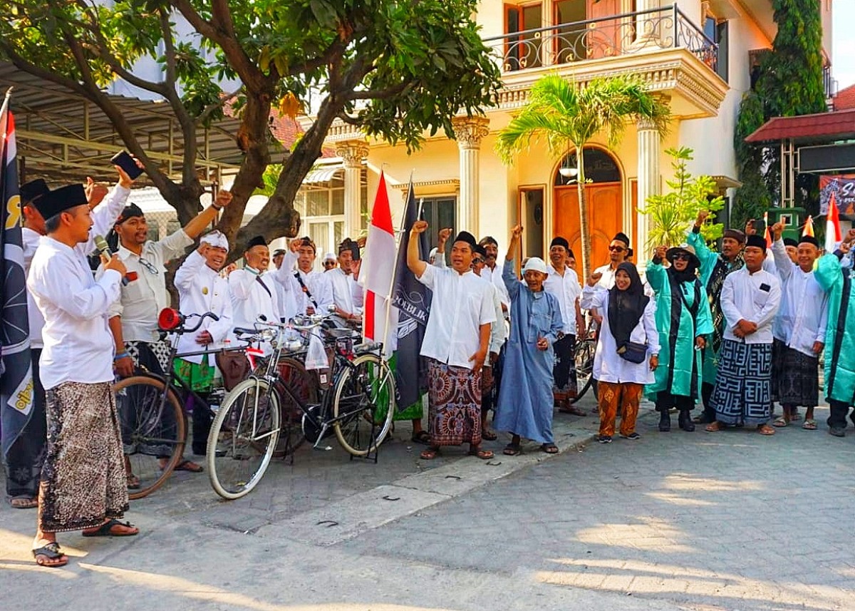 Perayaan Hari Santri di Ponpes Manba'ul Hikam. (Foto: Ahaddiini HM for jatimnow.com)