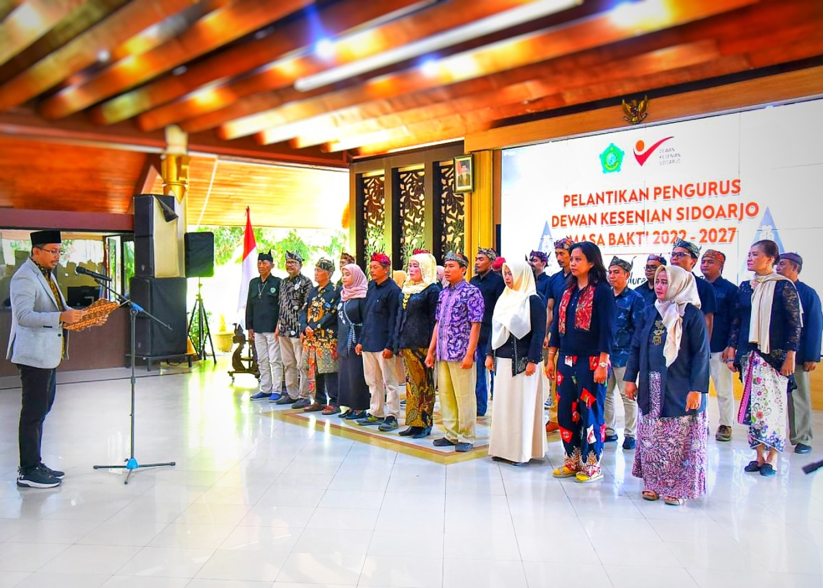 Pelantikan pengurus Dakesda, (Foto: Ahaddiini HM for jatimnow.com)