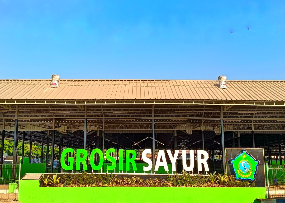 Grosir Sayur bakal diresmikan di Pasar Porong, Sidoarjo. (Foto: Ahaddinii HM/jatimnow.com)