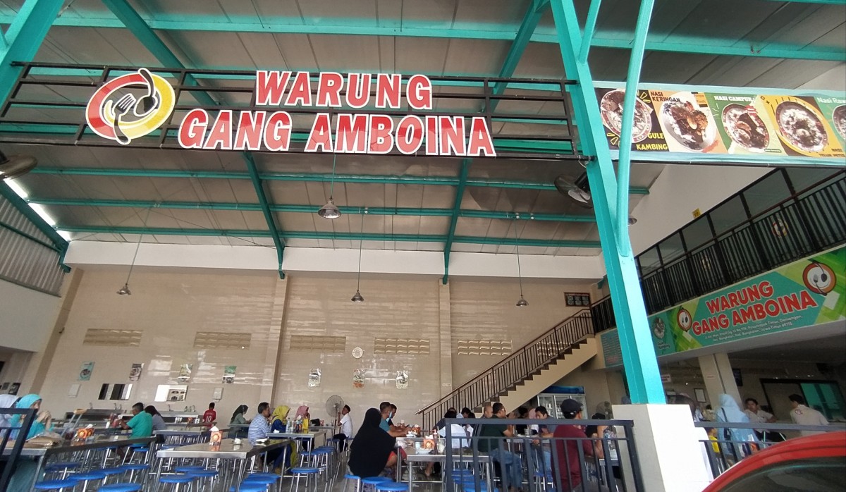 Warung makan Amboina Bangkalan (Foto: Fathor Rahman/jatimnow.com)