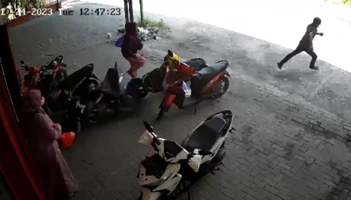 Emak-emak di Bangkalan Gagalkan Pencurian Motor, Pelaku Kabur Naik Mobil