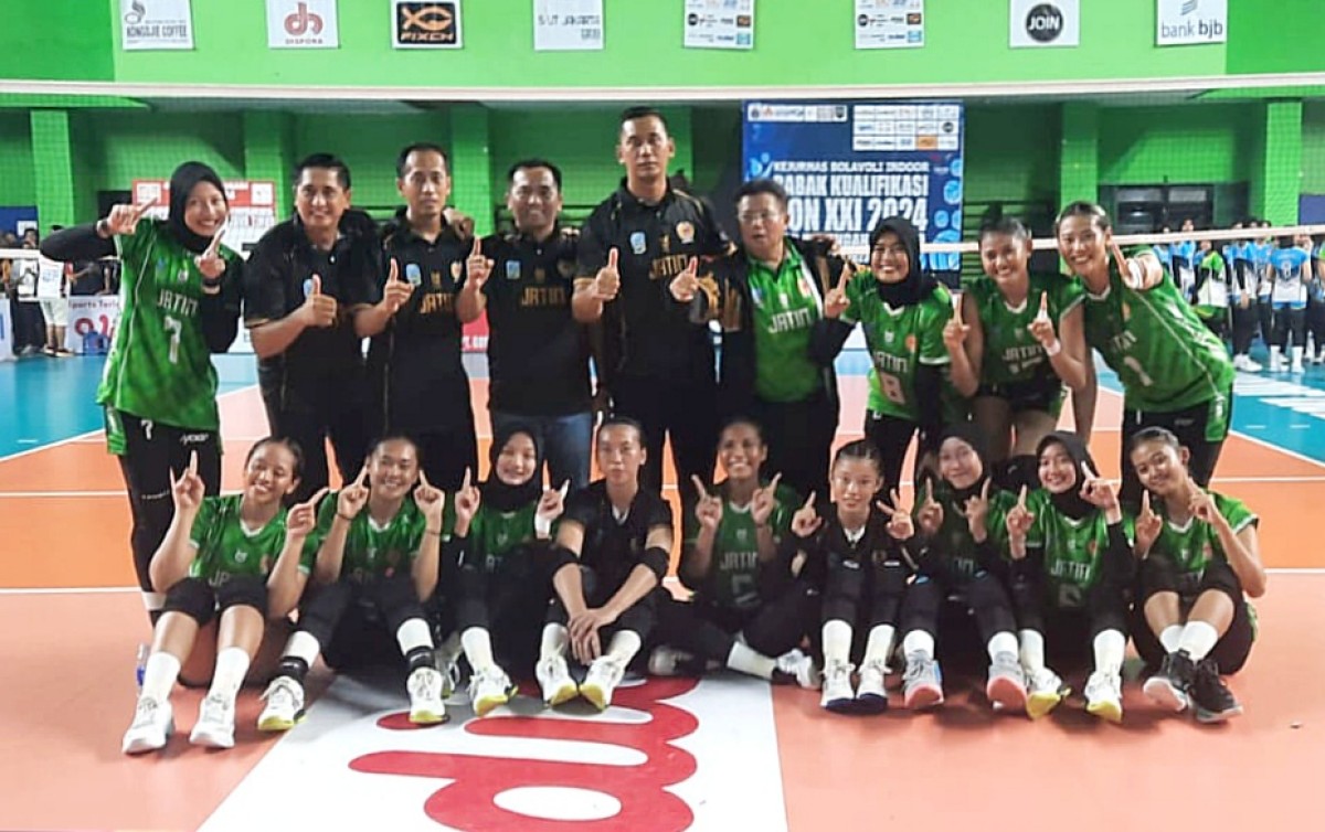 Tim Putri Jatim Juara Kejurnas Bolavoli Indoor 2023