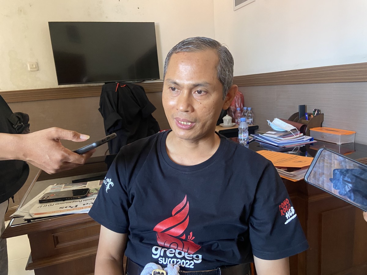 Kepala Pelaksana BPBD Ponorogo, Masun (Ahmad Fauzani/jatimnow.com)