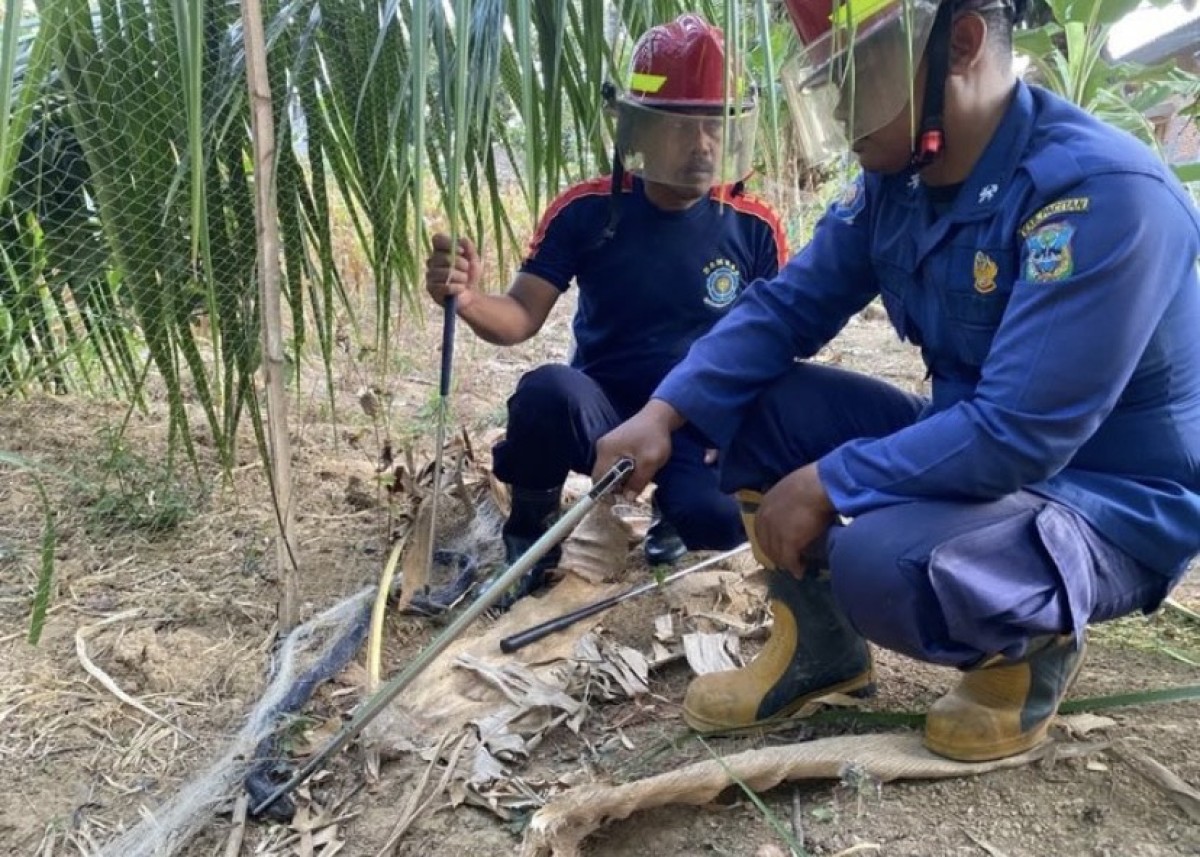 Pelajar di Ponorogo Terkena Semburan Ular Kobra