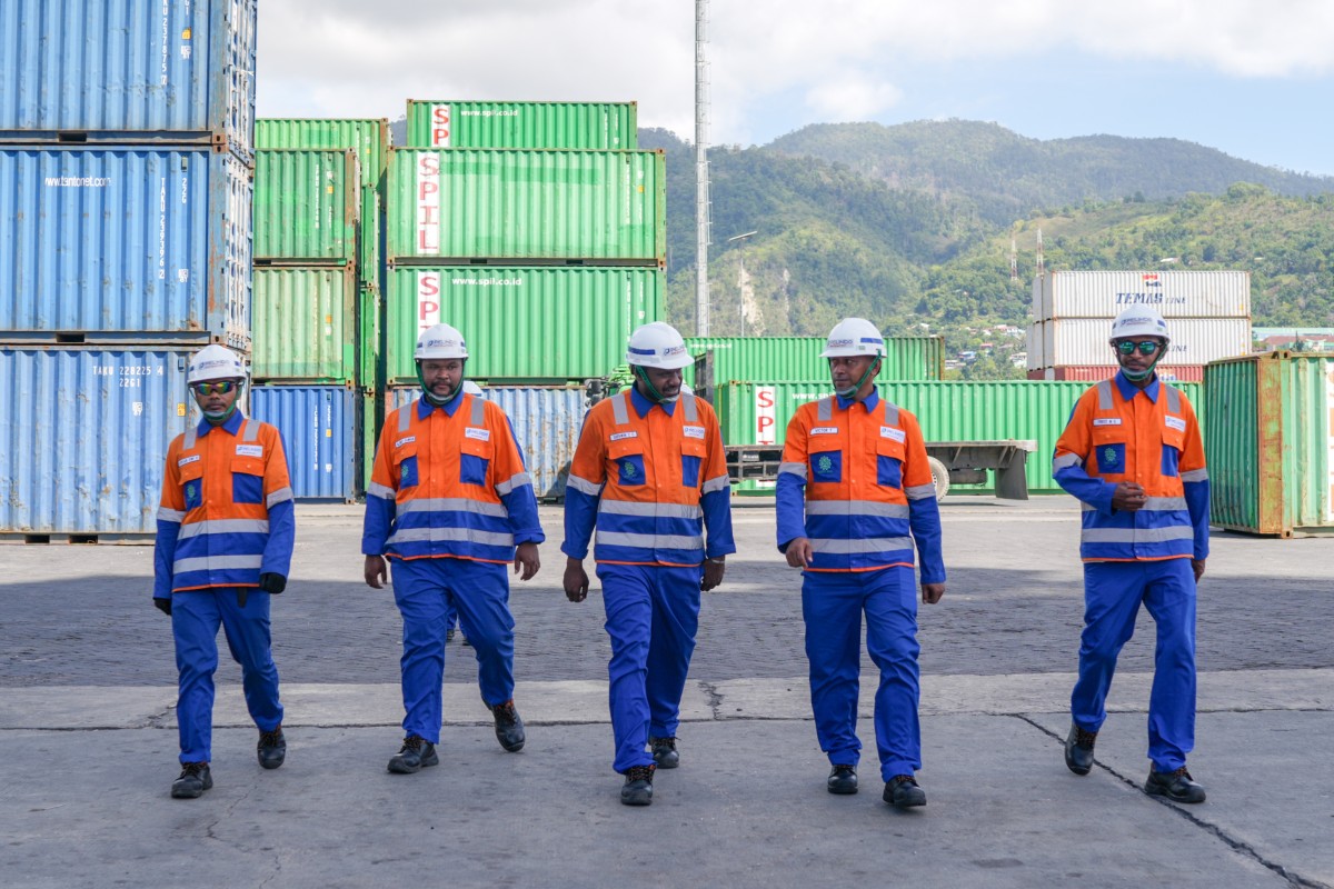 Budaya keselamatan PT Pelindo Terminal Peti kemas. (Foto: SLTP/jatimnow.com)
