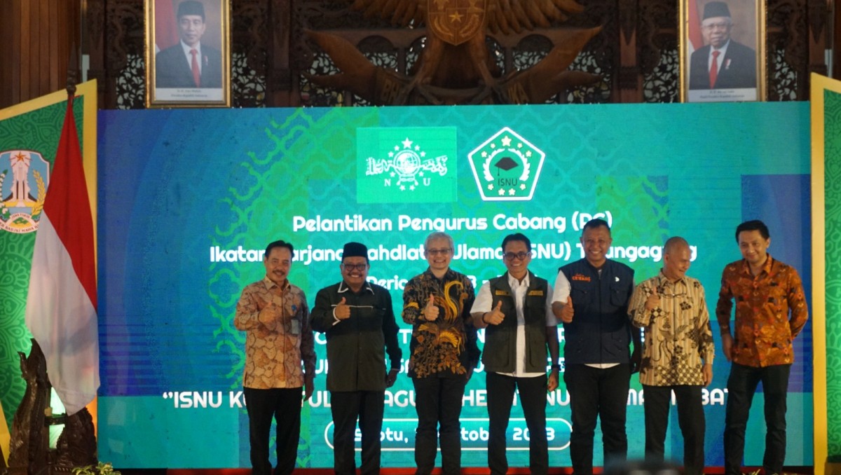 ISNU Tulungagung saat melaunching program deteksi kanker serviks. (Foto: Bramanta Pamungkas/jatimnow.com)