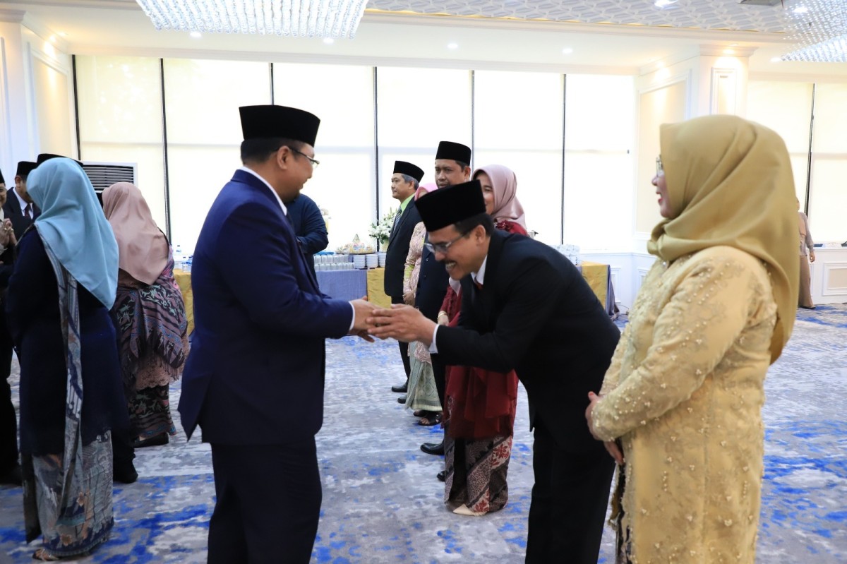 Prosesi pelantikan rektor UIN Sayyid Ali Rahmatullah Tulungagung. (Dok Humas UIN Tulungagung for jatimnow.com)