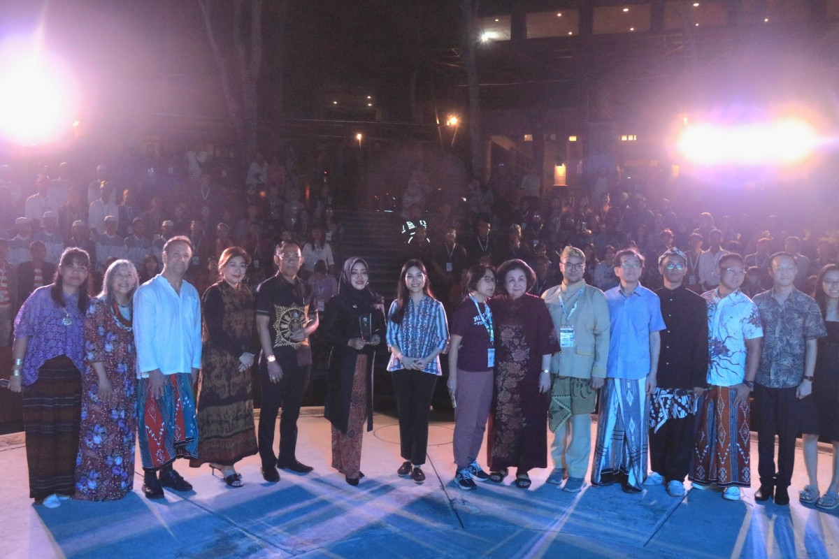 Bupati Mojokerto Ikfina Fahmawati saat menghadiri Jambore Pemuda Internasional. (Kominfo Pemkab Mojokerto for jatimnow.com)