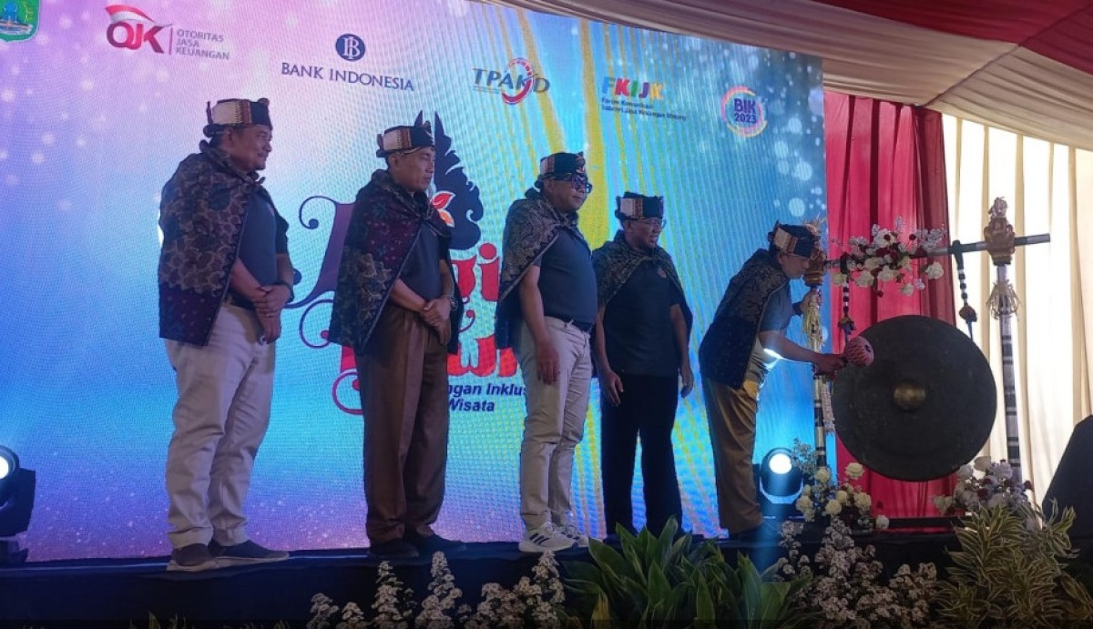 Peluncuran Angin Dewi, program layanan keuangan inklusi di Kecamatan Tosari, Kabupaten Pasuruan. (Foto: Kominfo Kabupaten Pasuruan for jatimnow.com)
