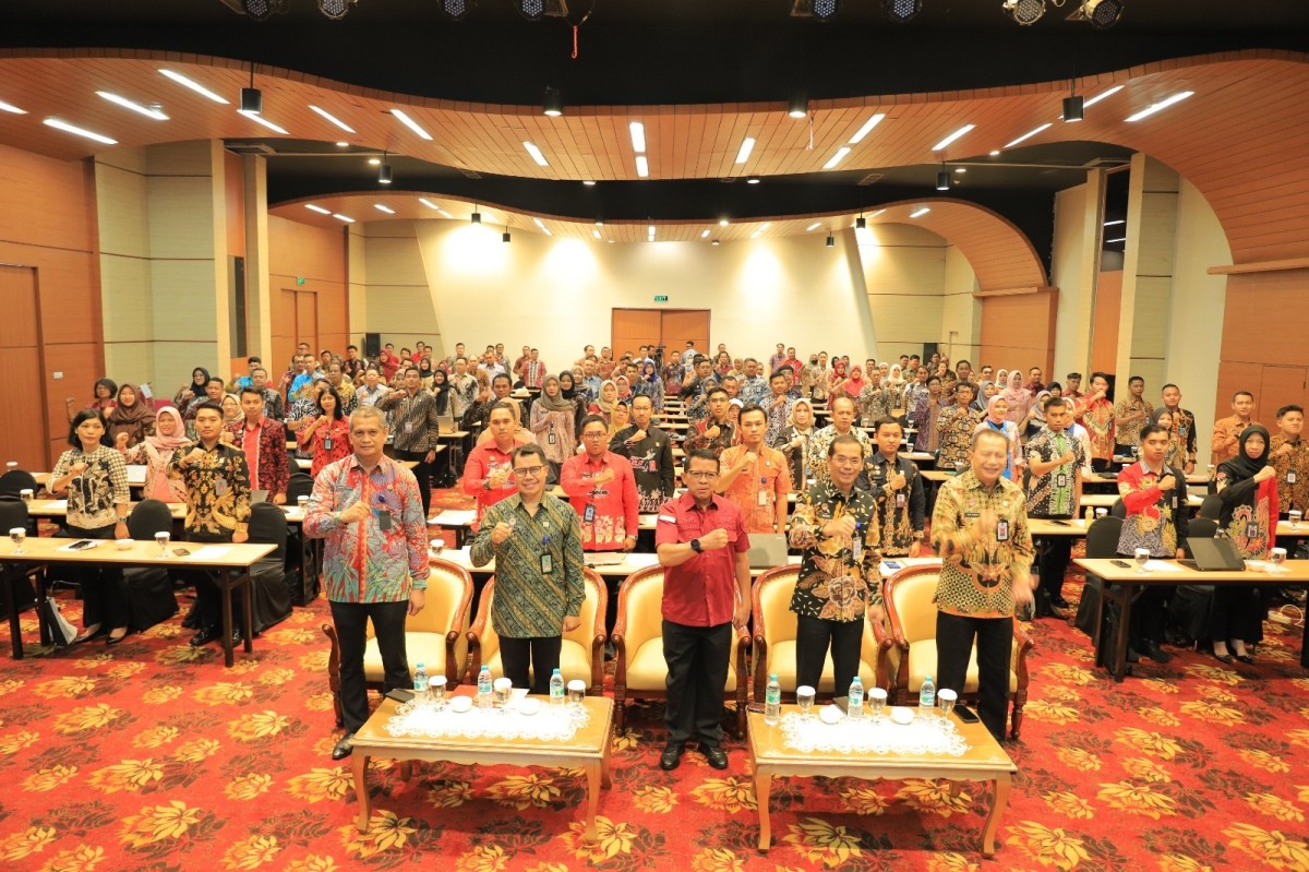 Bimbingan Teknis Pengawasan dan Pengelolaan Kearsipan digelar Kemenkumham Jatim. (Foto: Humas Kemenkumham Jatim/jatimnow.com)