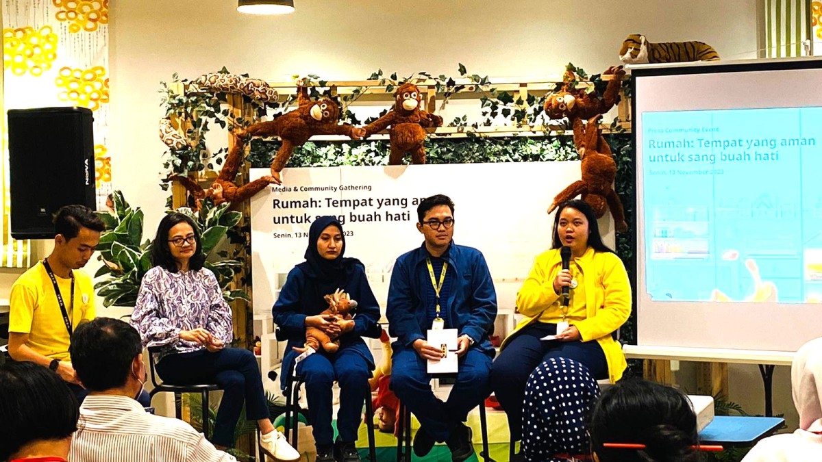Suasana Press Event IKEA - Safety at home for children di Mall Ciputra World Surabaya. (Foto: M. Zainal Arif/jatimnow.com)