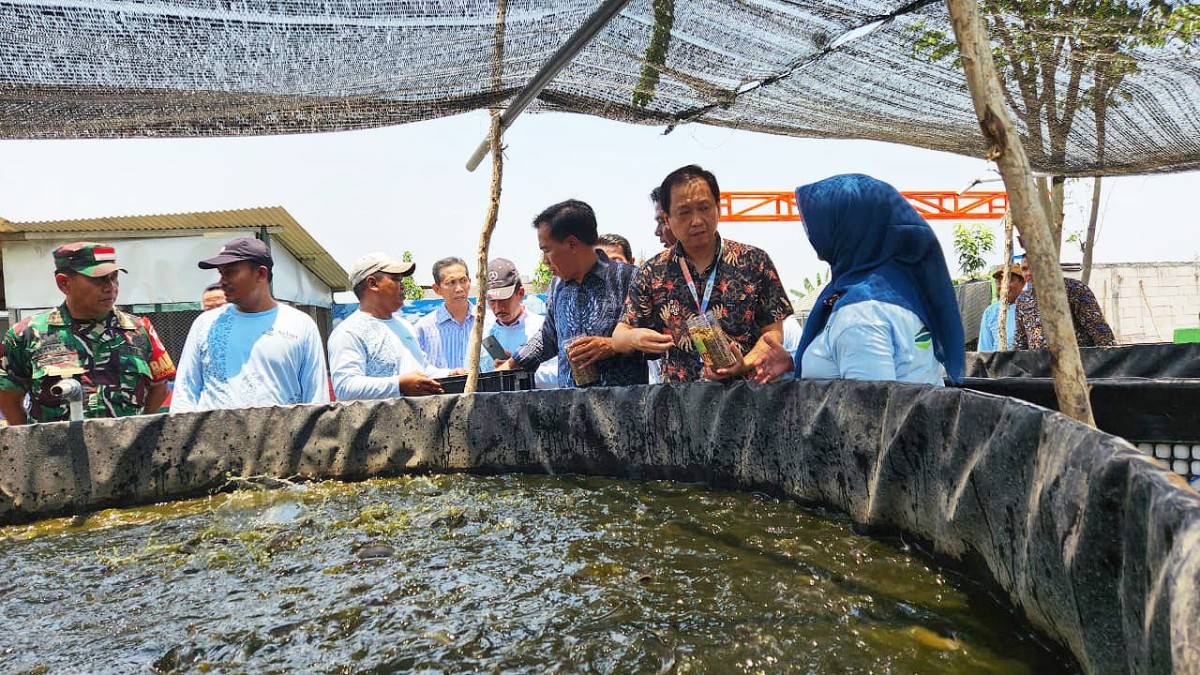Launching program Pemberdayaan Masyarakat untuk Pemanfaatan Sampah Bernilai Ekonomis di Sidoarjo (Foto: Avian for jatimnow.com) 