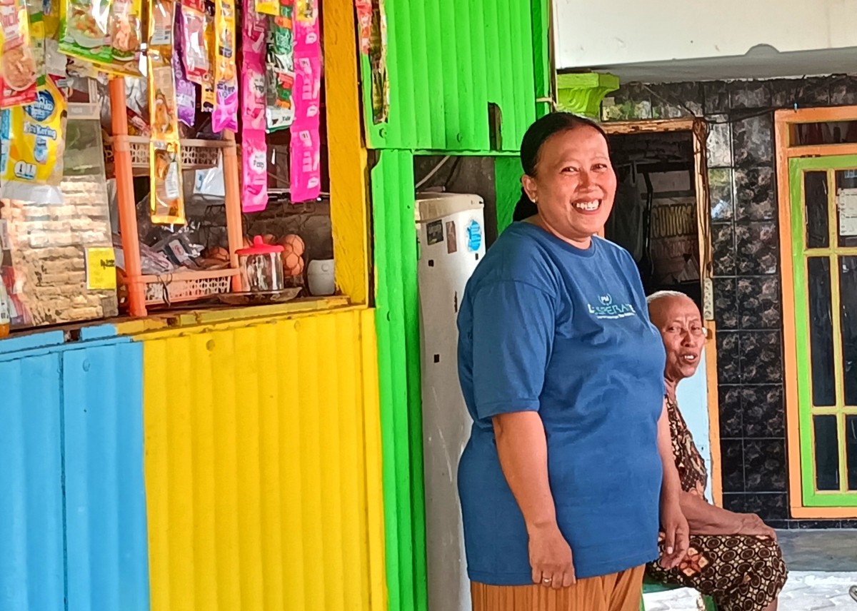 Warga Kedung Banteng Kecamatan Tanggulangin Kabupaten Sidoarjo, Endang Purwani Puji Astuti (Foto: Ahaddinii HM/jatimnow.com)).