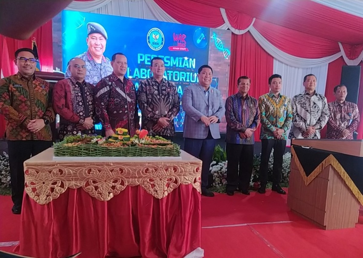 Peresmian Laboratorium BNN. (Foto: Fathor Rahman/jatimnow.com)