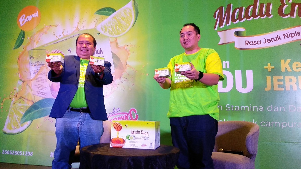 Launching produk terbaru dari Herba Food, Madu Enak Jeruk Nipis (Foto: Haryo Agus/jatimnow.com)