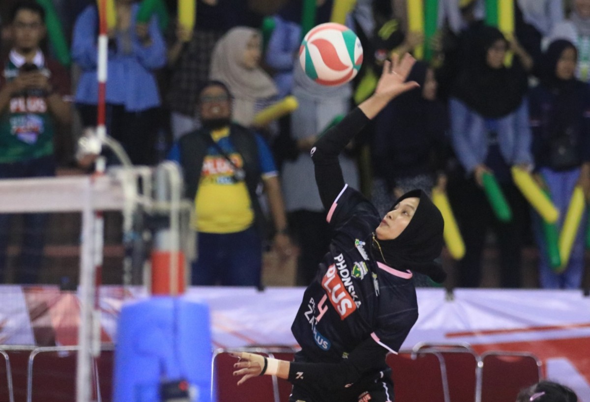 Petrokimia saat mengalahkan Bharata Muda Jakarta 3-0 di Livoli 2023 (Foto: Media officer Livoli 2023).