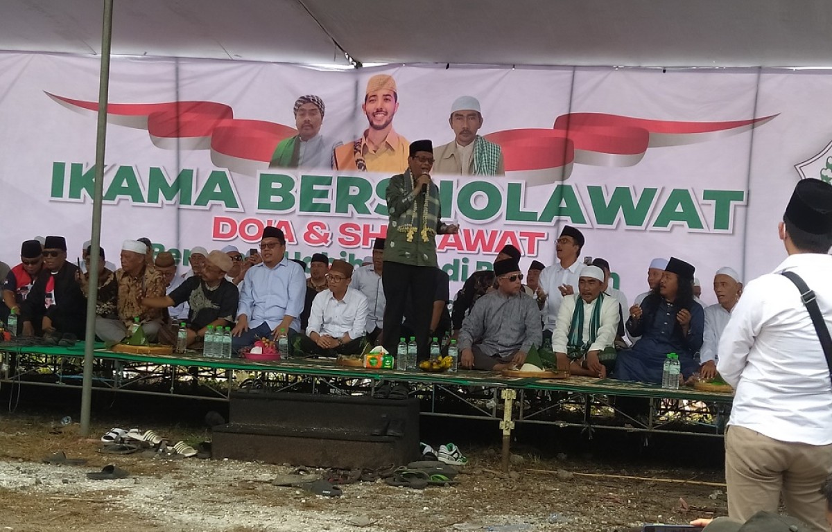 Prof Mahfud MD saat berada di Bangkalan. (Foto: Fathor Rahman/jatimnow.com)