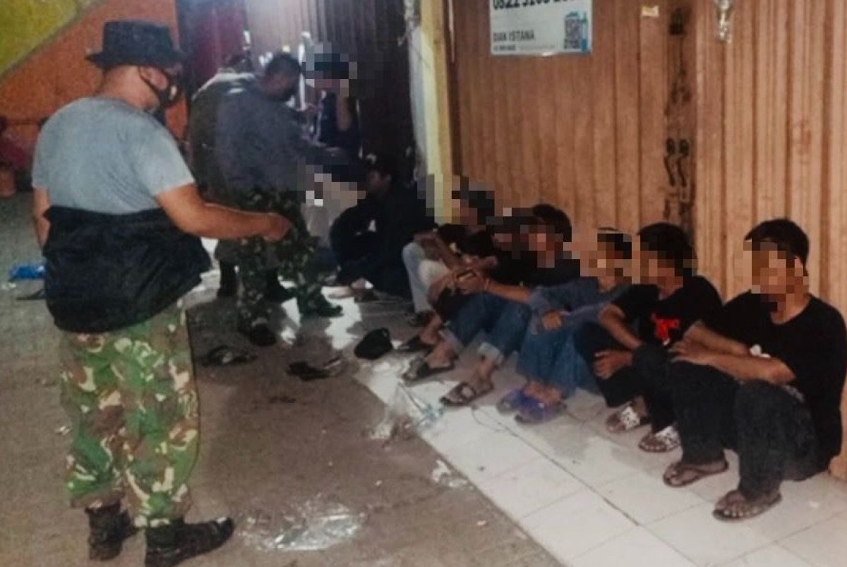 Bocil yang diamankan Satpol PP Surabaya. (Foto: Humas Satpol PP Surabaya)