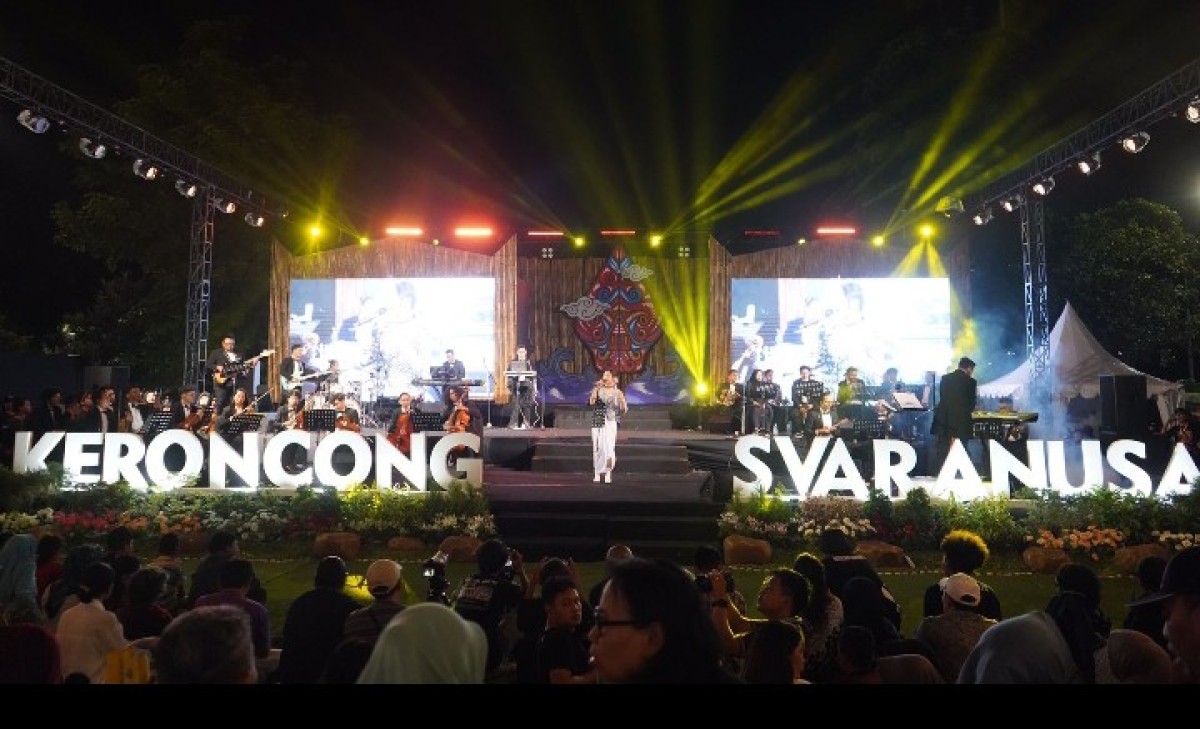 Keroncong Svaranusa 2023 digelar di Kabupaten Kediri. (Foto: Prokopim Pemkab Kediri)