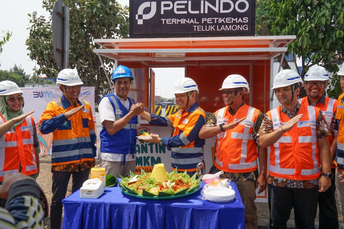 Launching UMKM Drive Thru. (Foto: Humas Terminal teluk Lamong for jatimnow.com)
