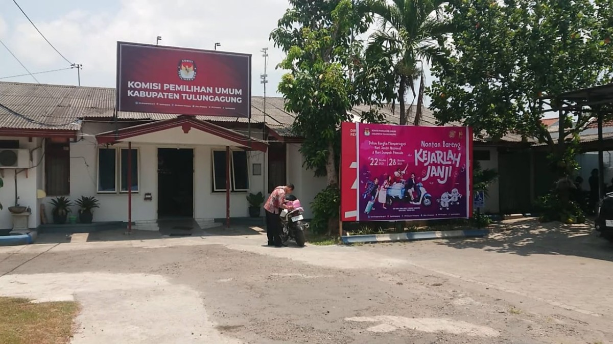 Kantor KPU Tulungagung. (Foto: Bramanta Pamungkas/jatimnow.com)